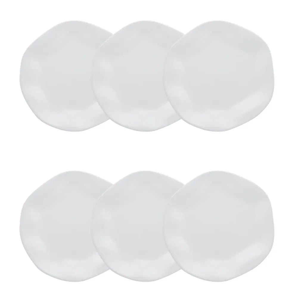 Jogo de 6 Pratos Sobremesa 21,5m Ryo White